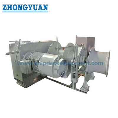 50mm Klasse 3 Elektrische Ankerwinde | Einzelne Gurtrolle Einzelne Trommel Marine-Ankerwinde