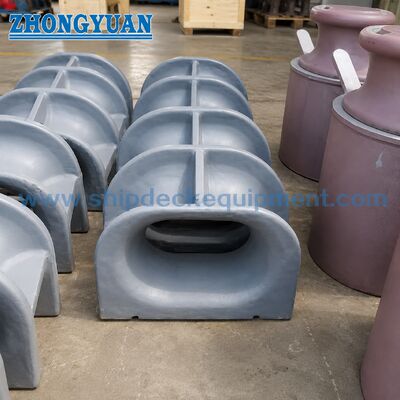 310 ̊500 mm Deck-Mounted Cast Steel Panama Chock JIS F 2017-1982 Typ AC für das Anlegen von Schiffen