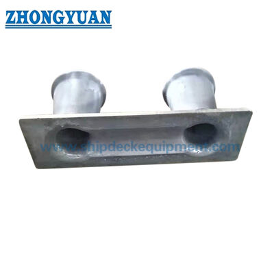 Double Bitt Anlegestütz mit optionalen Hörnern -- ASTM A27 70-36 Gusseisen