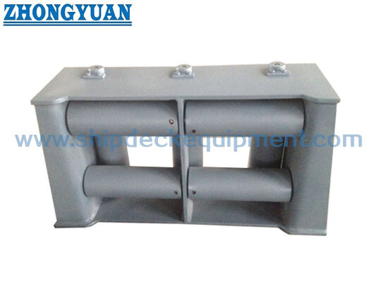 Sieben Walzen Universal Fairlead mit Oberwalze. CB 3062 Typ D für das Anlegen und Abschleppen von Schiffen.