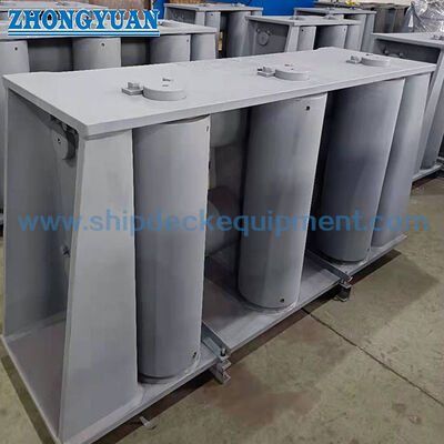 Sieben Walzen Universal Fairlead mit Oberwalze. CB 3062 Typ D für das Anlegen und Abschleppen von Schiffen.