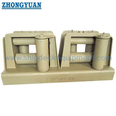 Fünf-Roller Universal Fairlead. ISO 13733 Typ 5RL / 5RR für das Anlegen und Ziehen von Schiffen.