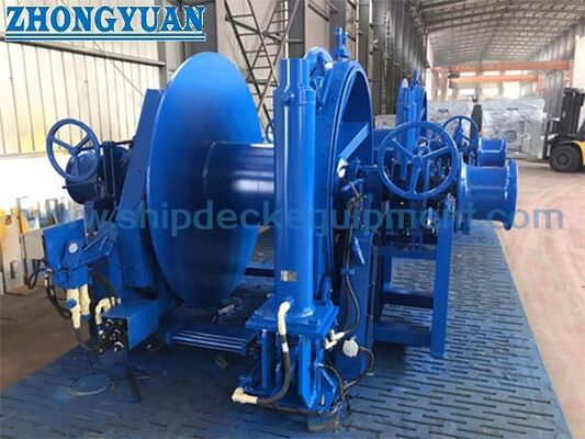 70-1000 kN Marine Hydraulische Schleppwinde Ein- oder Doppeltrommel für das Schleppen von Schiffen