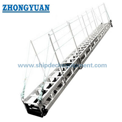 Aluminium-Poller-Gangway mit rutschfesten Stufen | Marine-Gangway ISO 7061 Typ B