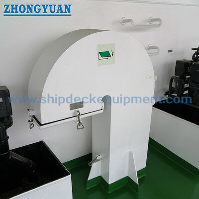 GB 4448 Art b-Vierkantrohr Weathertight Marine Gooseneck Ventilator Marine Outfitting