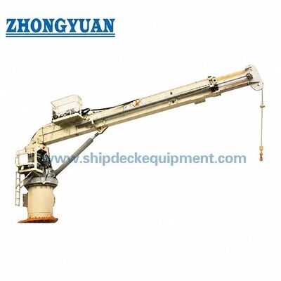 3T 20m Hydraulischer Teleskop Boom Marine Crane