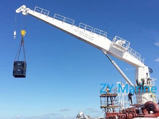 1–20T Gerader Ausleger Hydraulikkran für Marine-Deck | 360° Schwenkkran für Schiffe