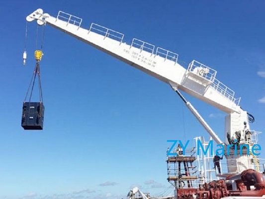 Hydraulische Boom-Schiffs-Crane Cargo Hose Davit Ship-Plattform-Ausrüstung Herumdrehenscrane/5t 12.5m hydraulische örtlich festgelegte