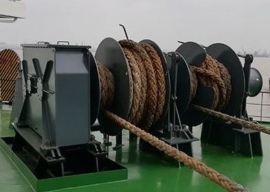 5–500kN Elektrische Mooringwinde für Schiffsdecks | Einzelne Trommel mit Warpkopf
