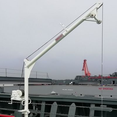 0,2–0,8 t beweglicher Mülldavit | Hebeausrüstung für Frachträume an Bord von Schiffen
