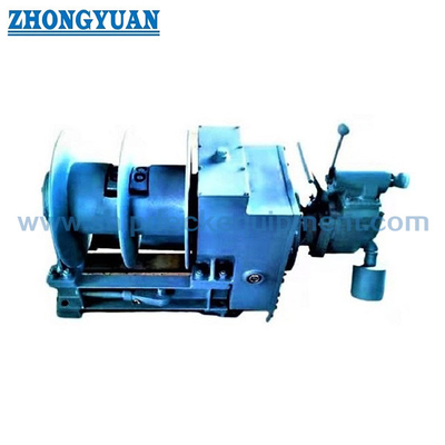 Schiffs-Aluminium-Pilotenleiter-Winch ISO 7364 Split Drum Pneumatikmotor angetrieben