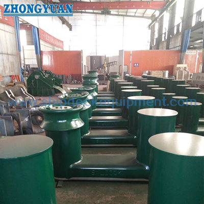 125×250 mm neigendes, doppeltes Anlegebollard.