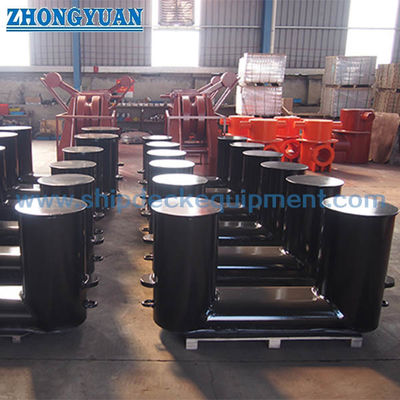50 ̊100 mm geneigter Doppelbeet-Bollard. CB/T 169-2011 Typ A Ein-Basis