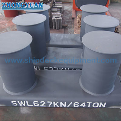 50 ̊100 mm geneigter Doppelbeet-Bollard. CB/T 169-2011 Typ A Ein-Basis