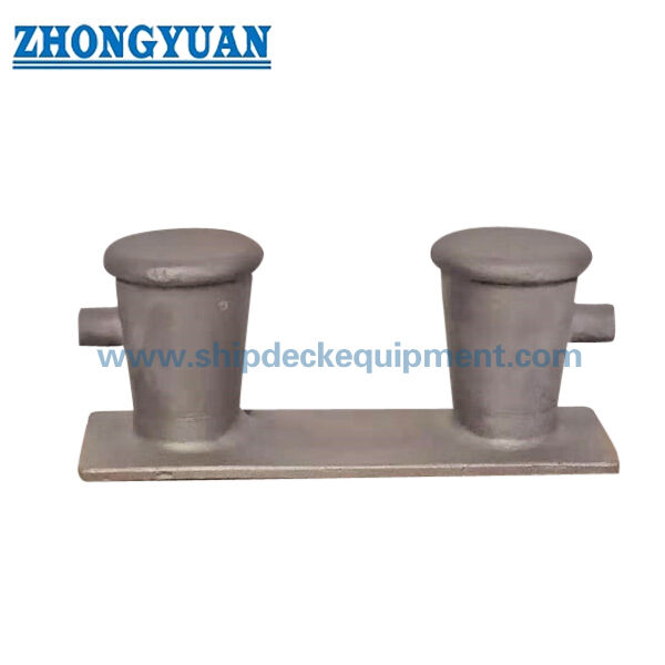 Double Bitt Anlegestütz mit optionalen Hörnern -- ASTM A27 70-36 Gusseisen