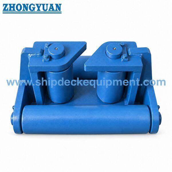 Offene Vier-Roller-Marine-Fairlead für Maschinenfahrzeuge.